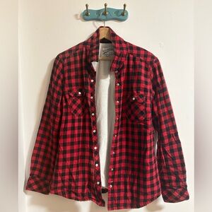BC Clothing Ladies Plaid Shirt